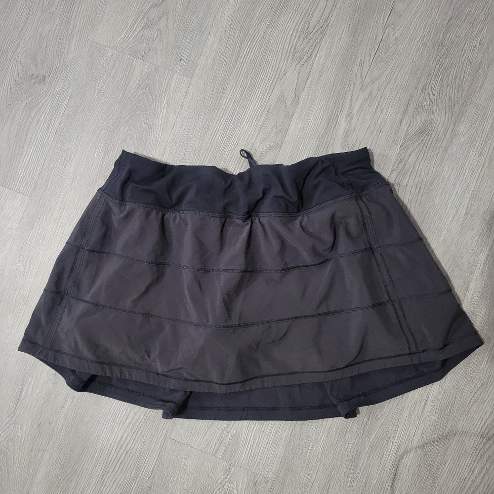Lululemon Pace Rival Black Skirt Size 8 Regular